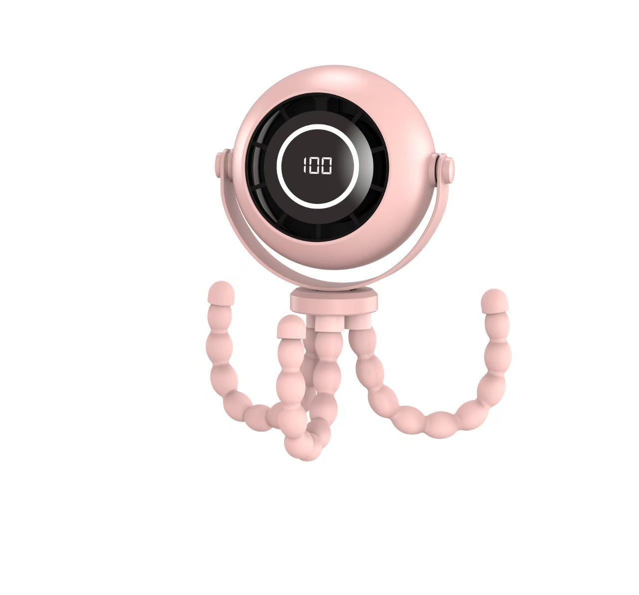Unisex nan tragbarer Bluetooth-Lautsprecher mit LED-Akkustandsanzeige und flexiblen Silikon-Füßen Brehn