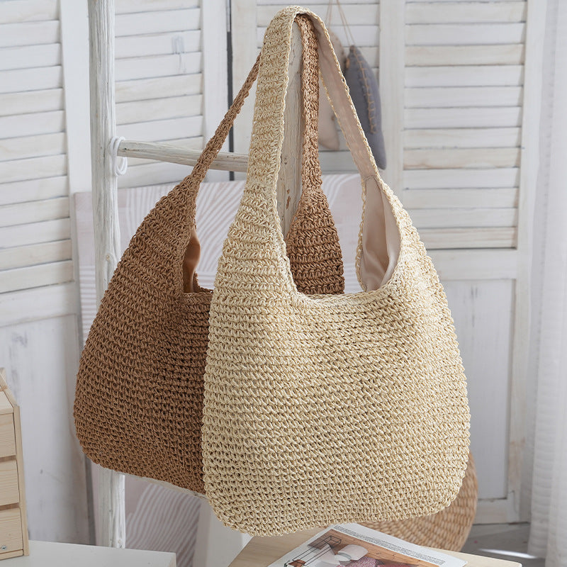 Handgefertigte Shopper-Tasche Aus Naturmaterialien Brehn