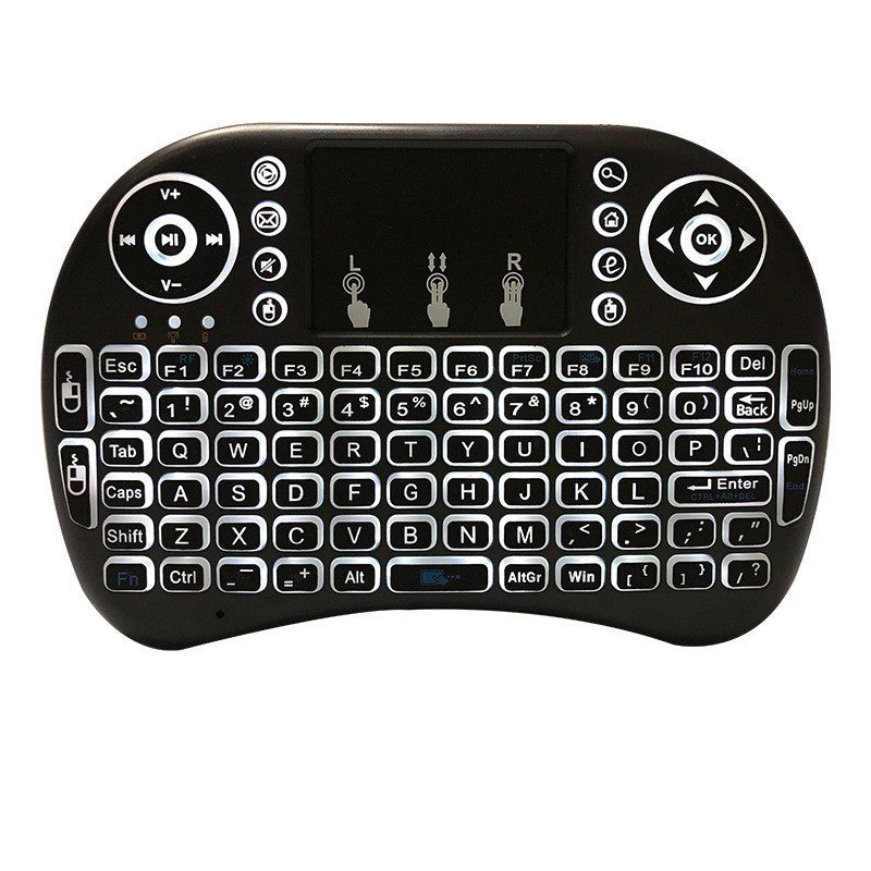 Hintergrundbeleuchtet Drahtlos Mini Tastatur mit Touchpad Brehn