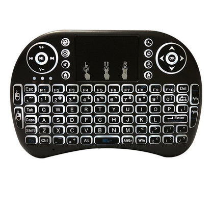 Hintergrundbeleuchtet Drahtlos Mini Tastatur mit Touchpad Brehn