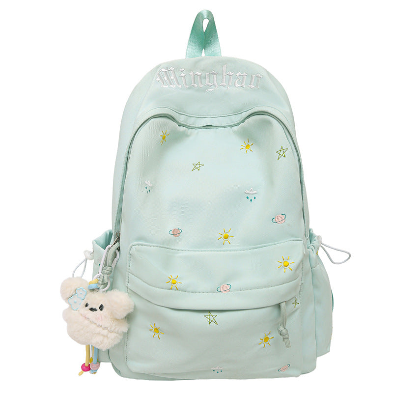 Verspielt gestickter Rucksack Brehn