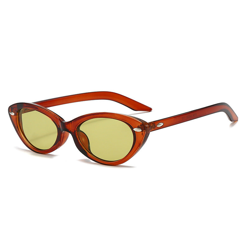 Vintage-inspirierte Katzenaugen-Sonnenbrille Brehn