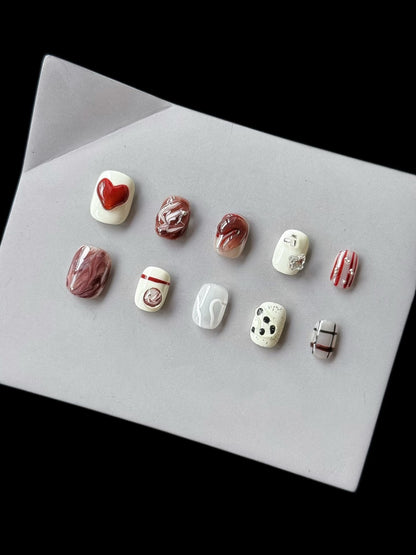 Kreatives Press-On Nagelkunst Set