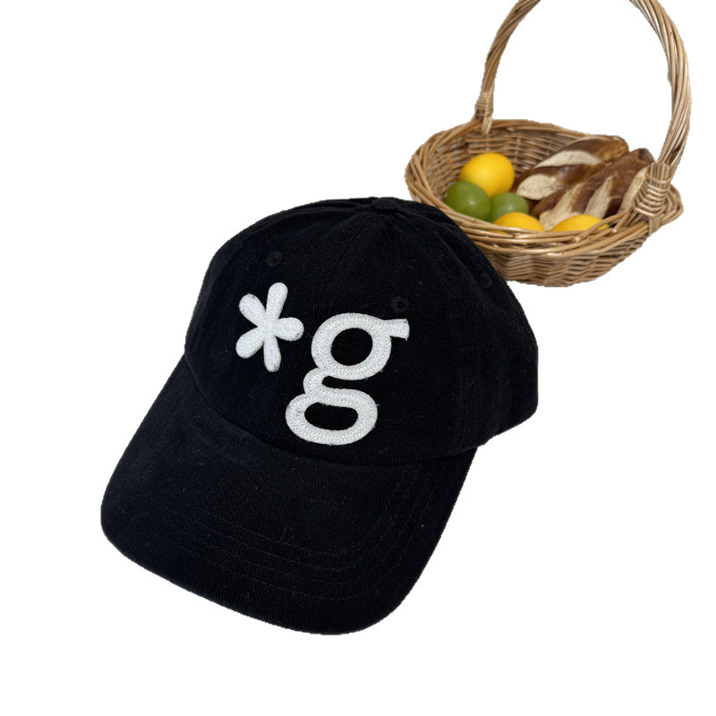 Herren Casual Bestickte Kord Cap Brehn