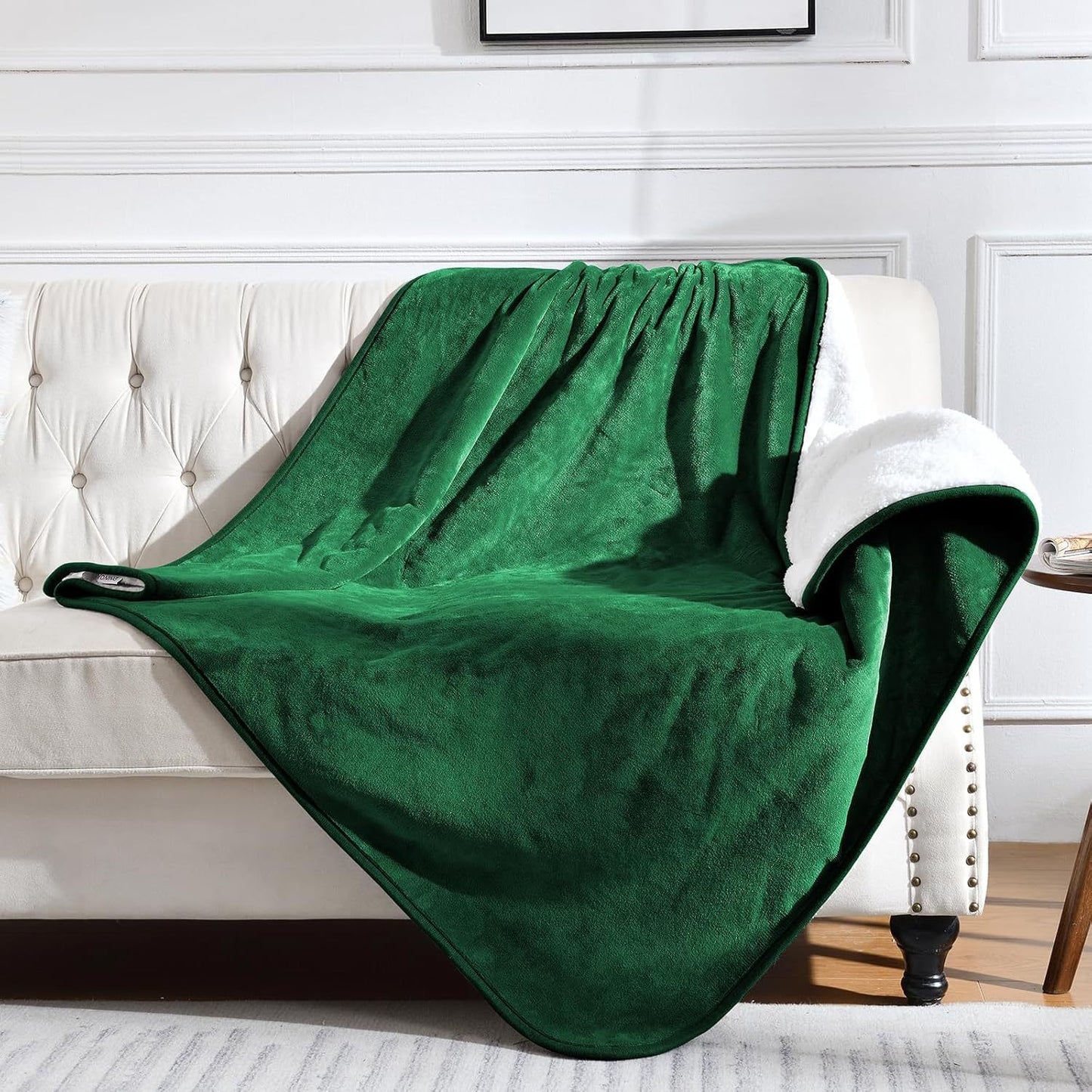 Ultra-Plush Sherpa gefütterte Decke Brehn