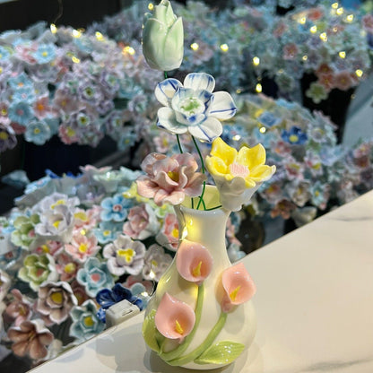 Dekorativer Keramikk Blumen Vase