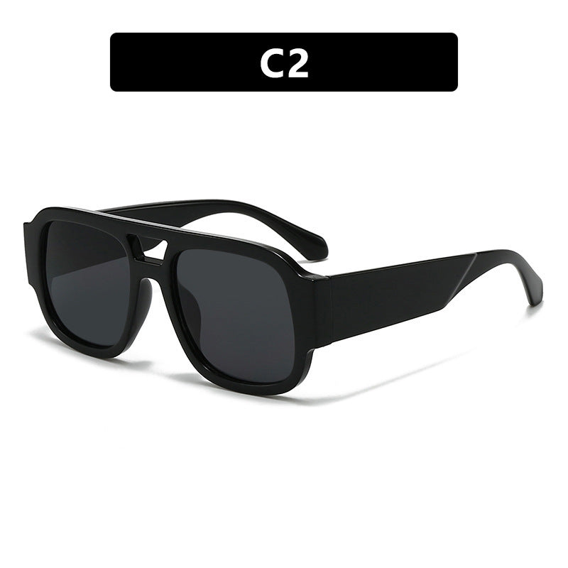 Damen moderne Sonnenbrille im eleganten Rechteckdesign Brehn