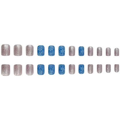 Winter-Themen Druck-Nagelkunst Brehn