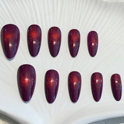Glamouröse Ombre Stiletto-Nagelverlängerungen