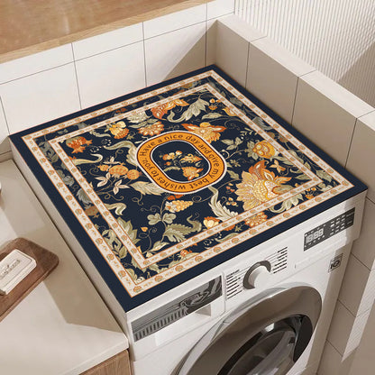 Vintage Floral Decorative Laundry Mat Brehn