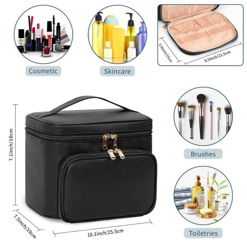 Luxuriöse Kosmetik-Organizer-Tasche mit Separatem Fächersystem Brehn