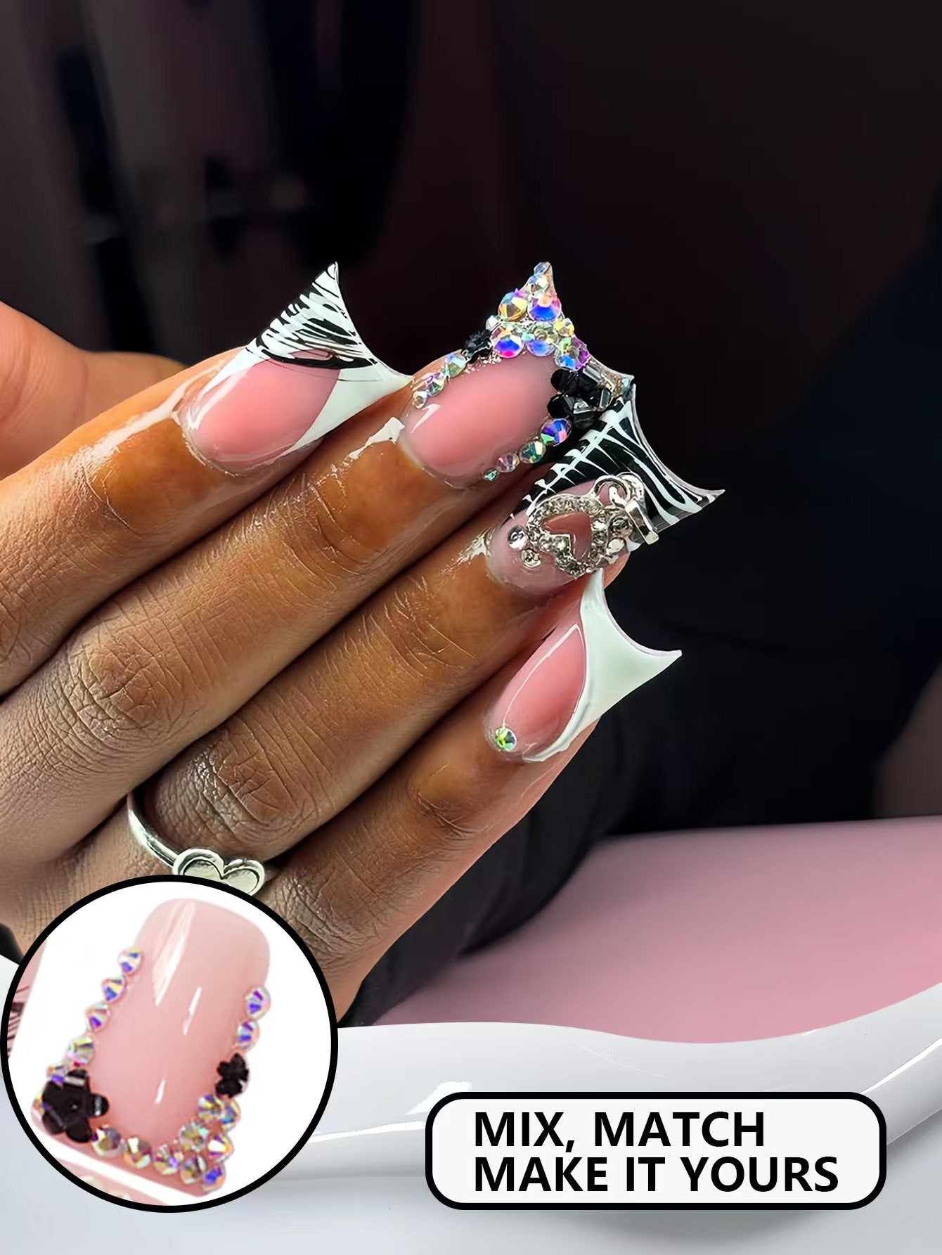 Elegante Nagelkunst Brehn