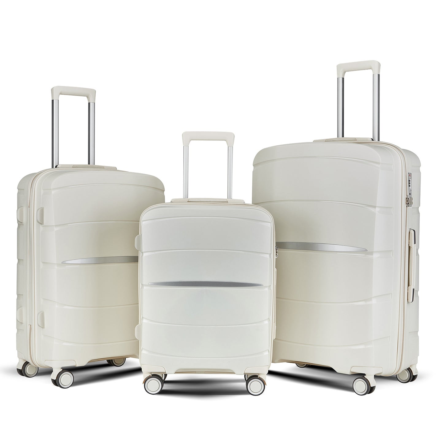 Unisex Premium Mehrgrößen Hartschalenkoffer Set Brehn