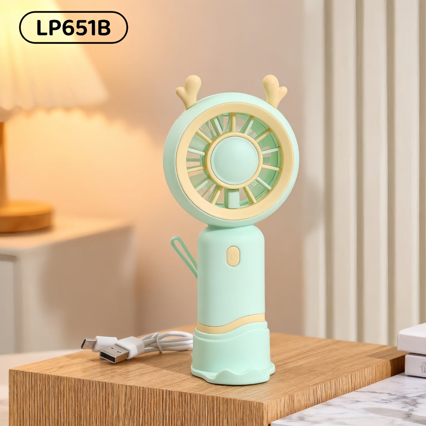 Damen Tragbarer Mini Handventilator mit Katzenohren Brehn