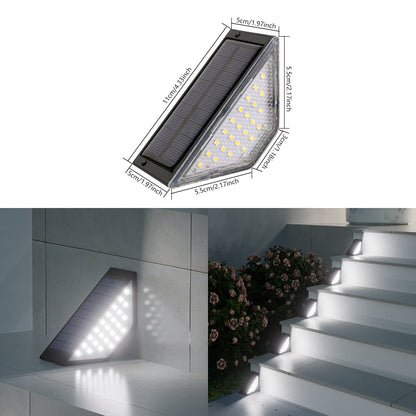 Dreieckiges Solar betriebenes LED-Eckstufenlicht Brehn