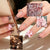 Stylische Tierdruck Press-On Nagelspitzen Brehn