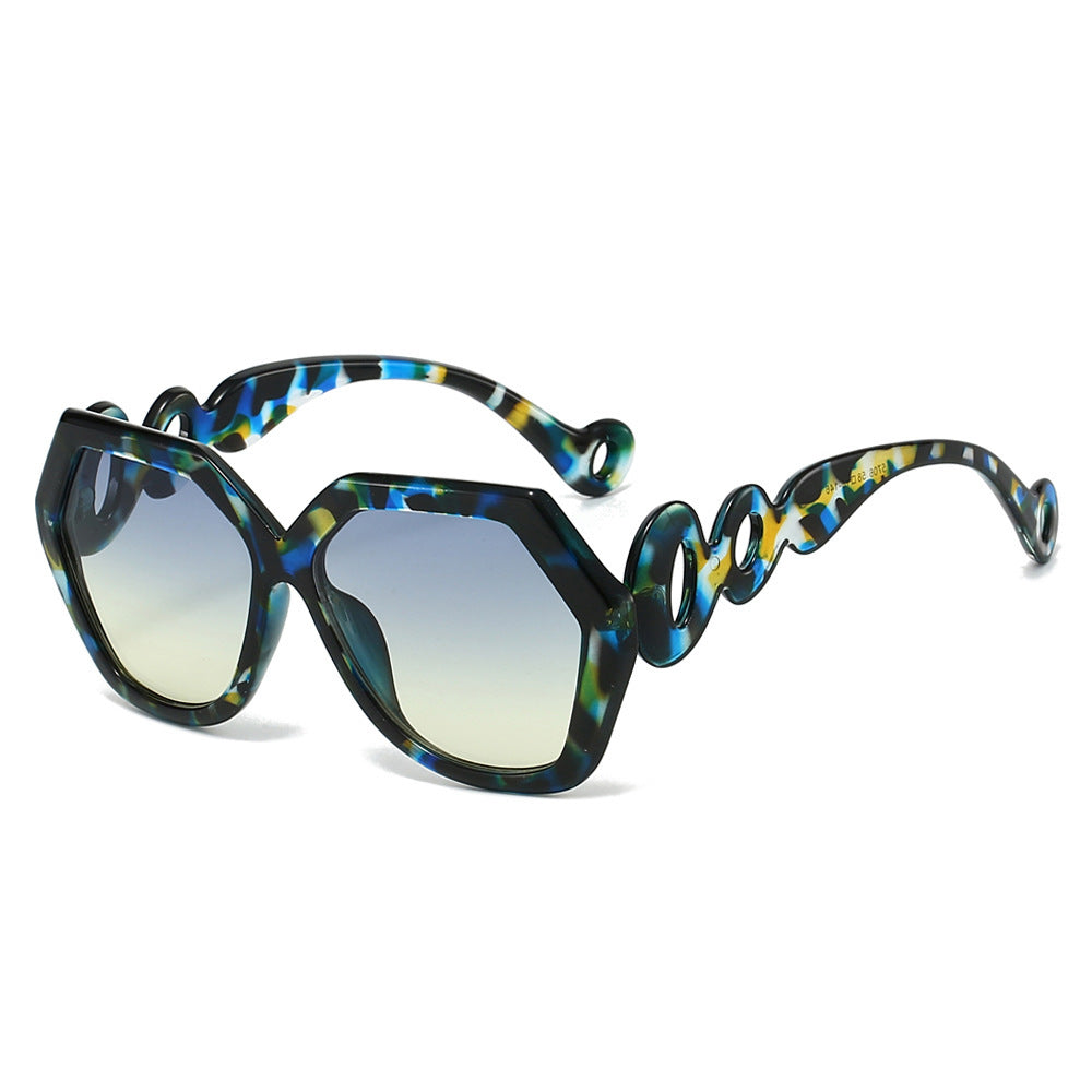 Künstlerische geometrische Sonnenbrille Brehn