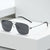 Damen moderne geometrische Sonnenbrille Brehn