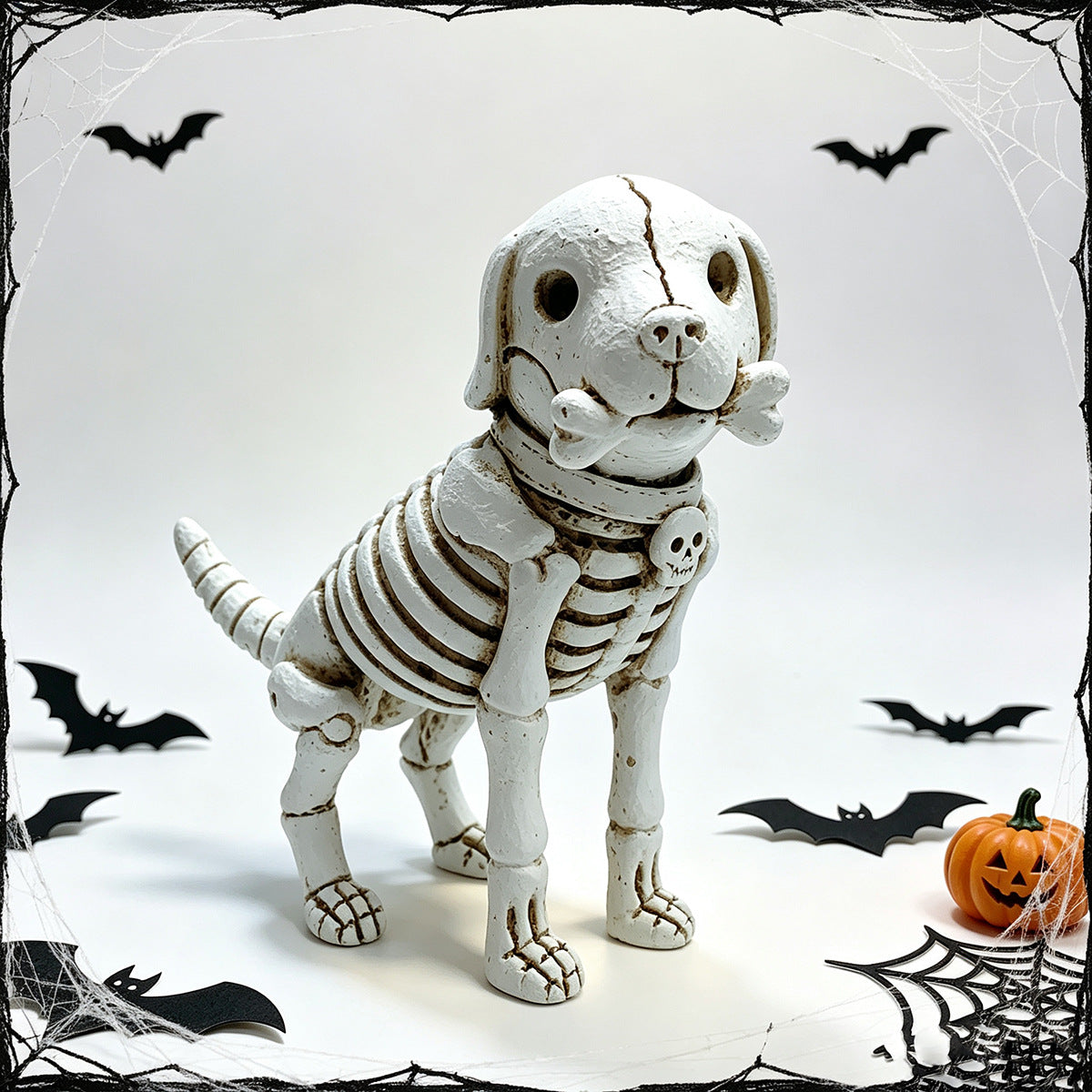 Dekorative Hundeskelettfigur Brehn