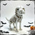 Dekorative Hundeskelettfigur Brehn