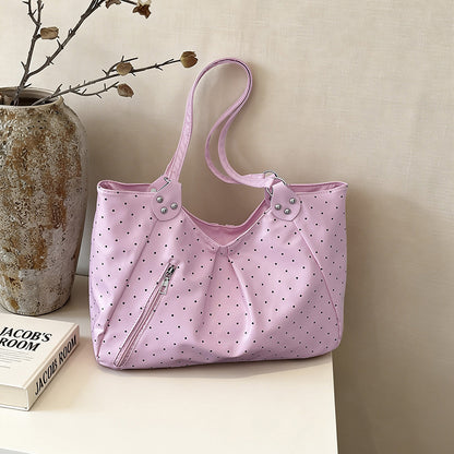 Punktmuster Handtasche