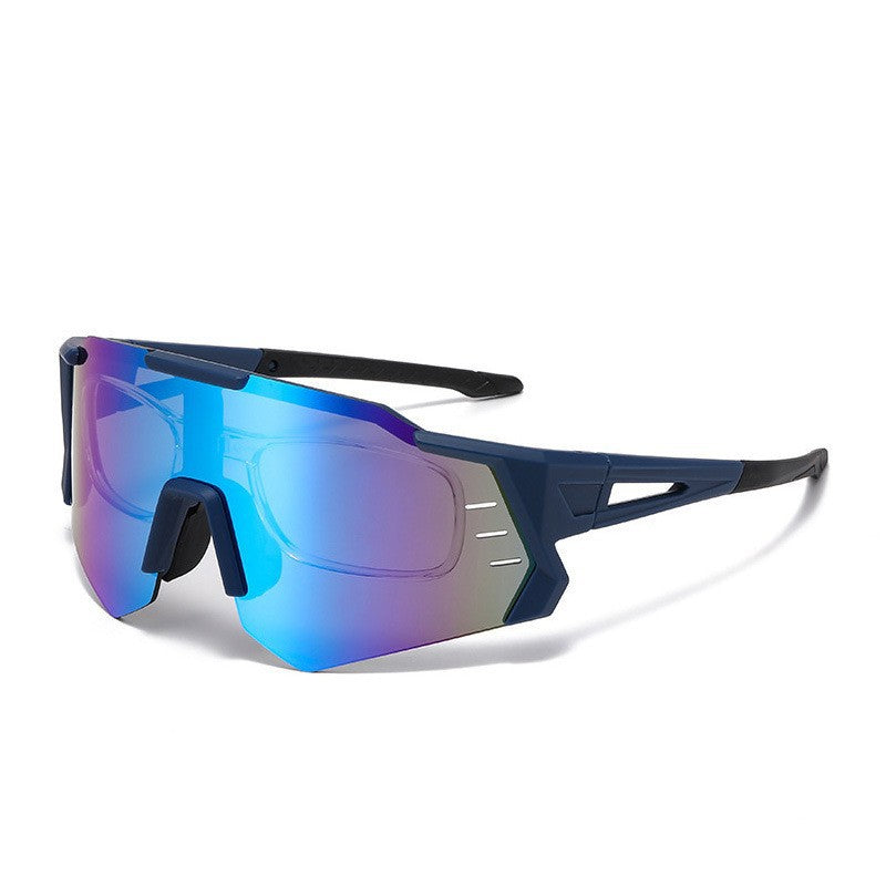 Damen Sportliche Rennsonnenbrille mit verstellbarem Nasenpad und hochwertigem UV-Schutz Brehn