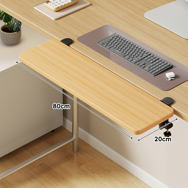 Unter-Tisch Gleitschienen-Tastaturablage und Schreibtischverlängerung mit sanfter Gleitmontage