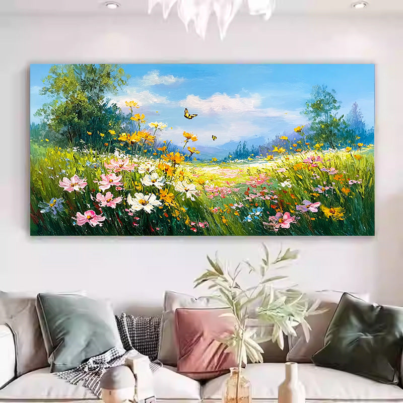 Florale Landschaft Leinwandkunst