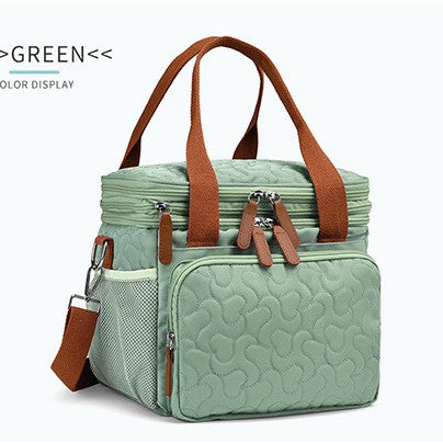 Isolierte Mehrfach-Compartment Mittagessen Tasche Brehn