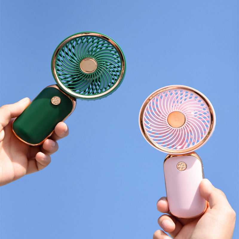 Damen Tragbarer Mini-Ventilator mit innovativem Spiral-Design Brehn