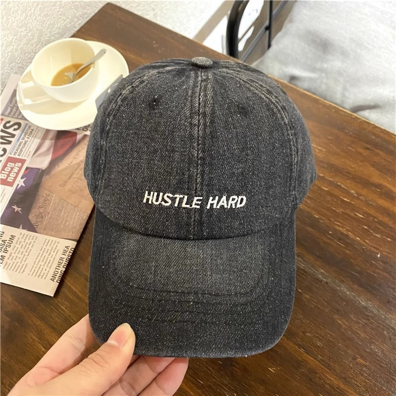 Damen Casual Distressed Denim Cap Brehn
