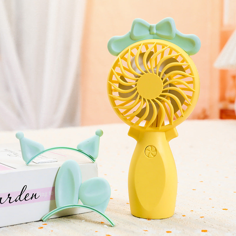 Damen Tragbarer Mini Handventilator mit Süßem Design Brehn