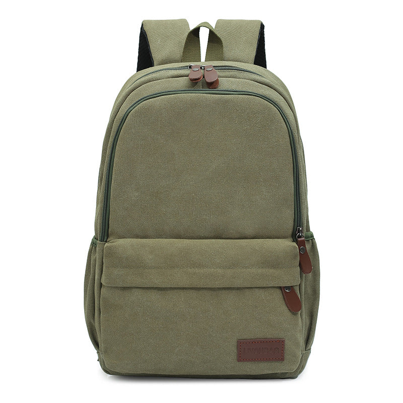 Lässiger Leinwand-Rucksack Brehn
