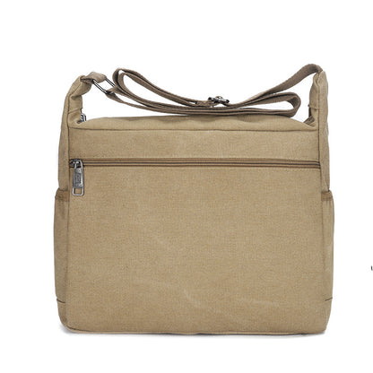 Vielseitige Canvas Messenger Bag