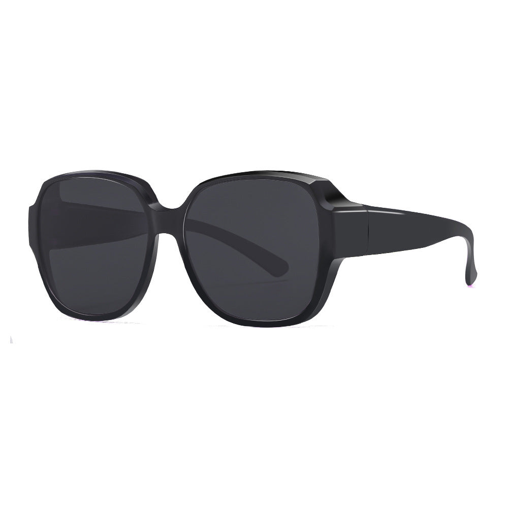 Damen Quadratische Sonnenbrille mit breitem Rahmen und UV-Schutz Brehn