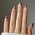 Künstlerisches Nageldesign-Set mit elegantem Schwirldesign Brehn