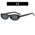Damen modische Sonnenbrille im eleganten Ovalrahmen Brehn