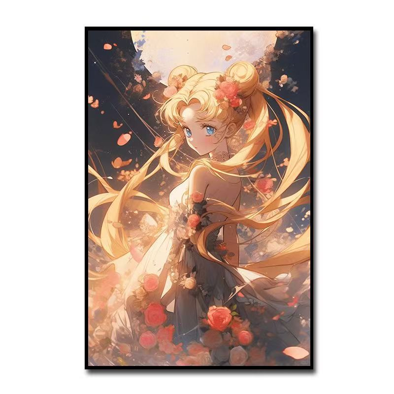 Fantasy-Charakter-Artdruck auf Leinwand Brehn