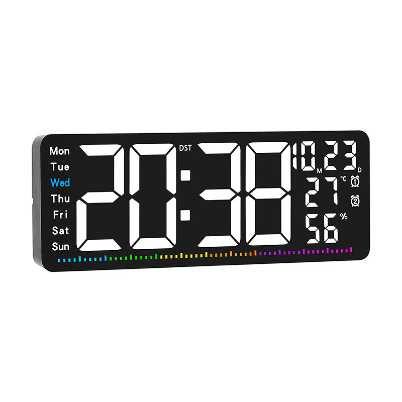 Digitaler Alarmwecker mit großem LED-Display und Wetterdaten Brehn