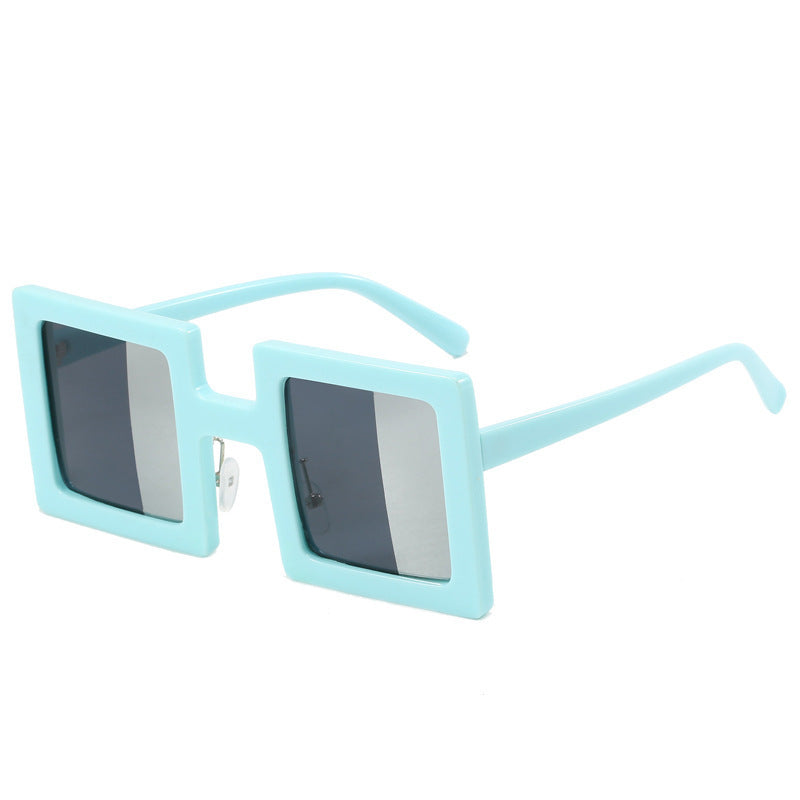 Damen modische quadratische Sonnenbrille mit einzigartigem, klarem Design Brehn