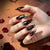 Künstlerische Gothik Press-On Nagelspitzen Brehn