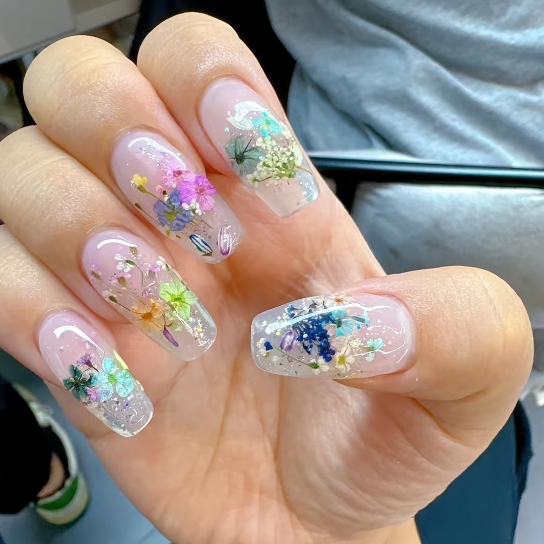 Kunstnagelset mit Elegantem Glitzer-Design Brehn