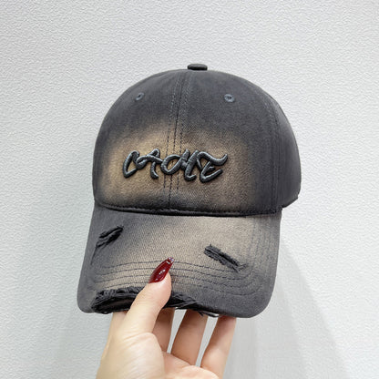 Herren Distressed Front Bestickte Baseballkappe Brehn