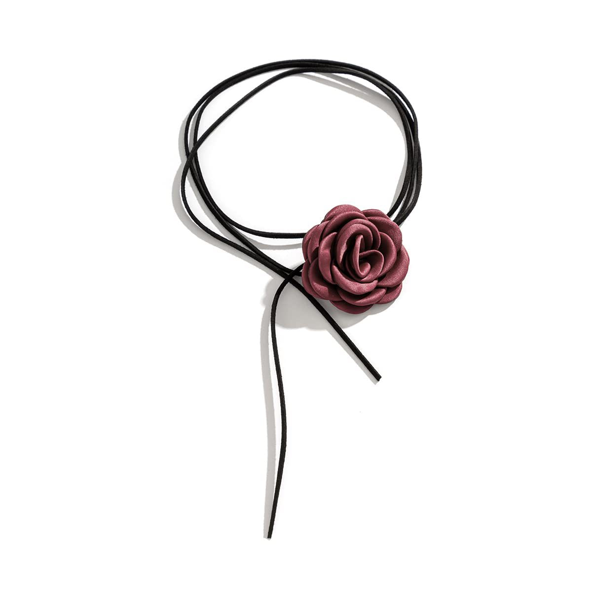 Floral Satin Cord Choker Brehn