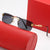 Damen modische Retro-Sonnenbrille mit luxuriösem Metallrahmen und polarisierenden Gläsern Brehn