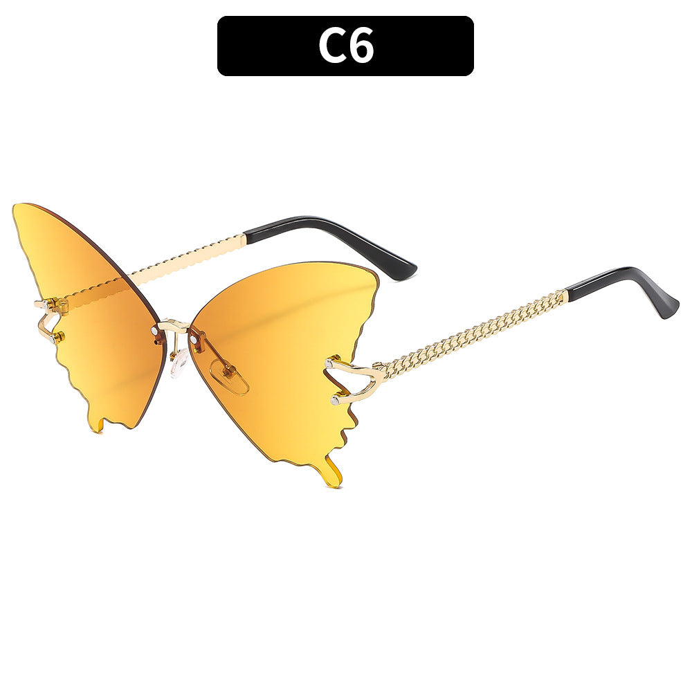 Modische Schmetterlingsförmige Sonnenbrille