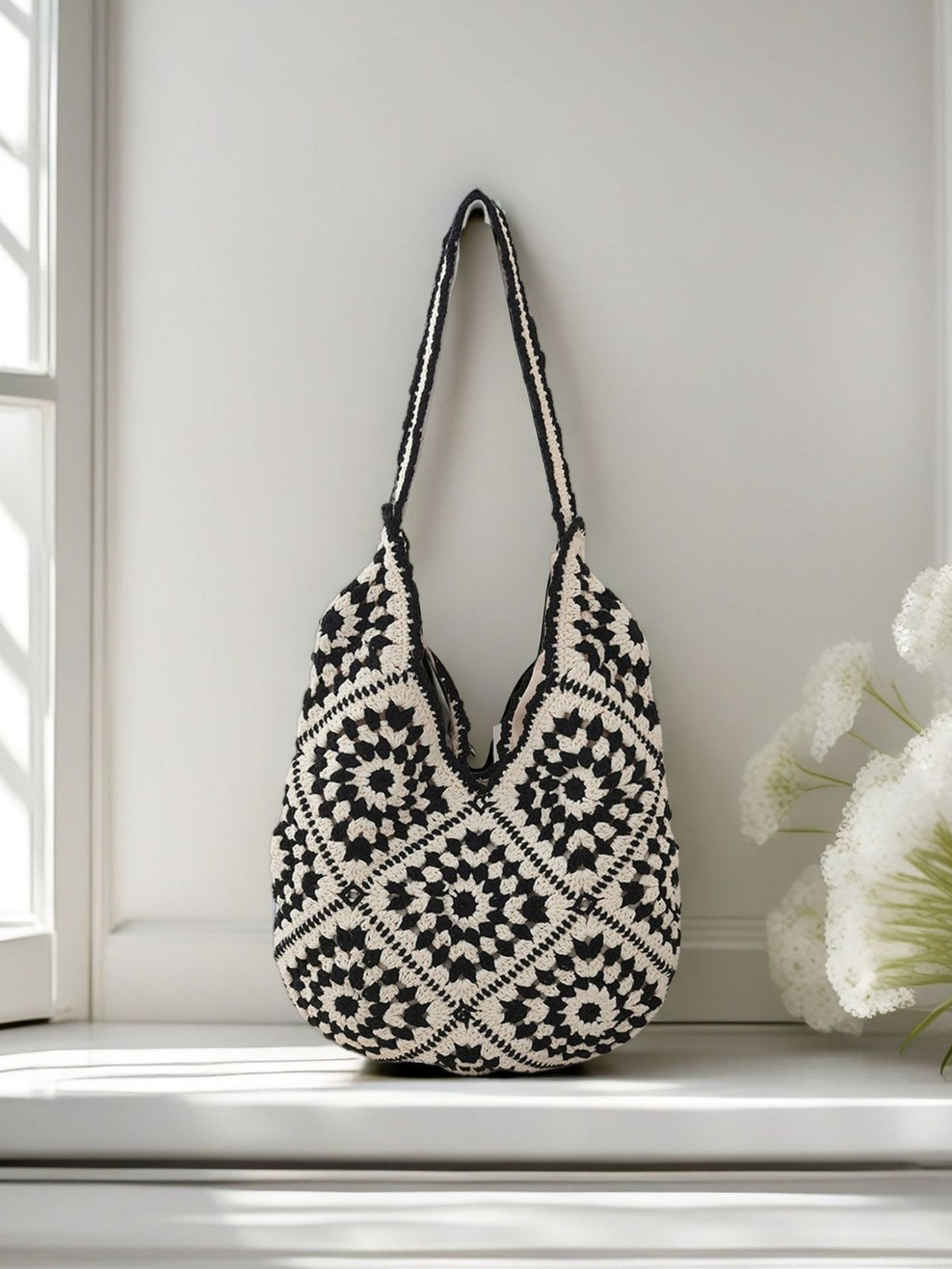 Handgefertigte Hobo-Tasche Brehn