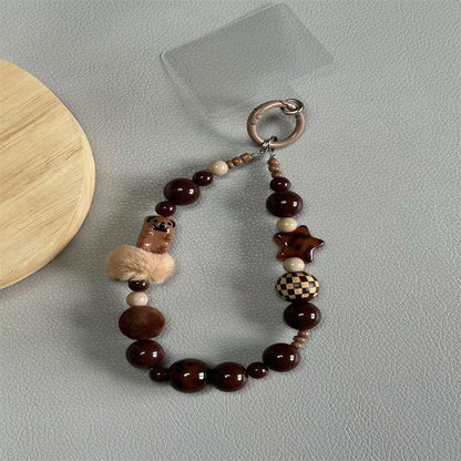 Dekorativer Beaded Schlüsselanhänger Halter Brehn