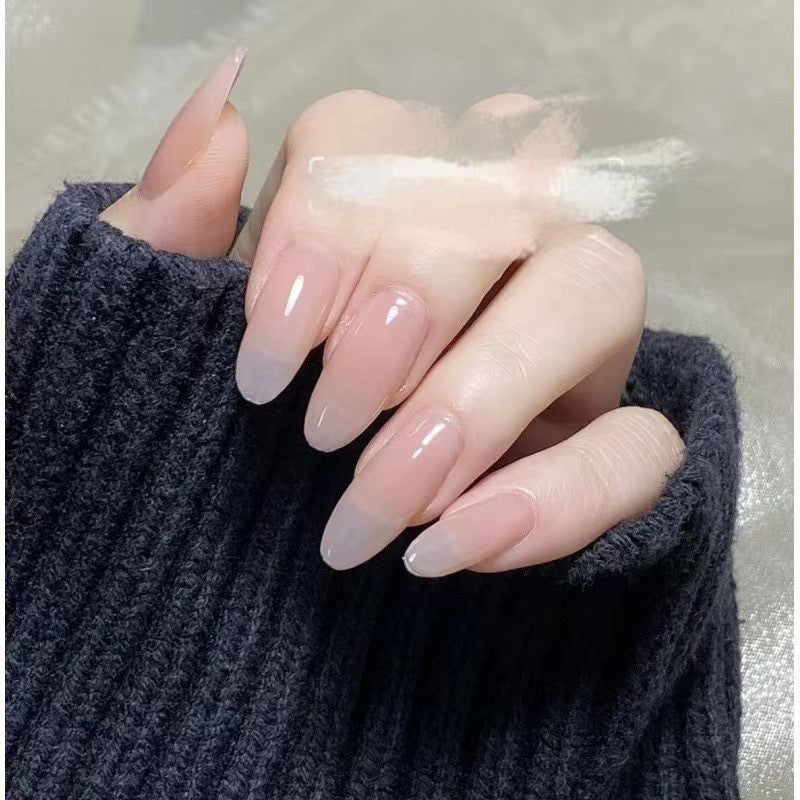 Elegante Ombre Druck-Nagel-Set Brehn