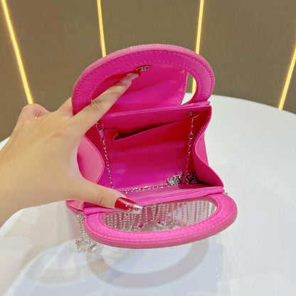 Kristallgriff Abendtasche